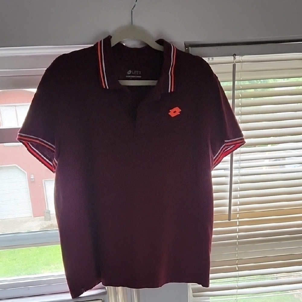 OTTO Red Polo Shirt Classic Sporty Design